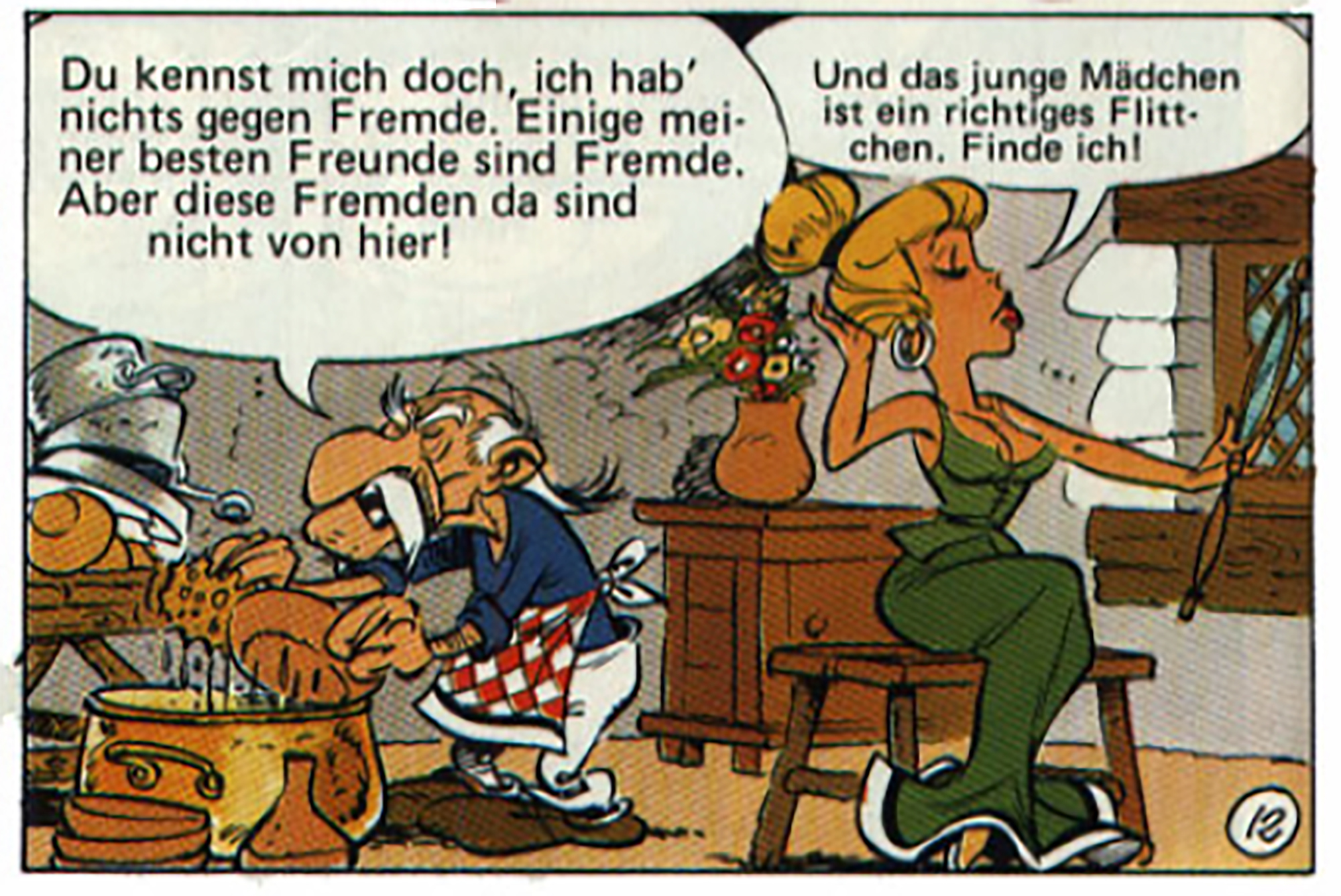 Bild aus Asterix-Heft, Band 21; ©DELTA Verlag, Stuttgart (dt. Fassung)