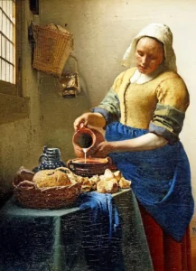 Photo des Gemäldes von Vermeer