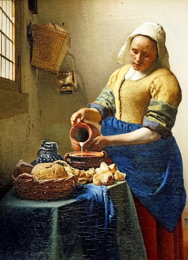 Photo des Gemäldes von Vermeer